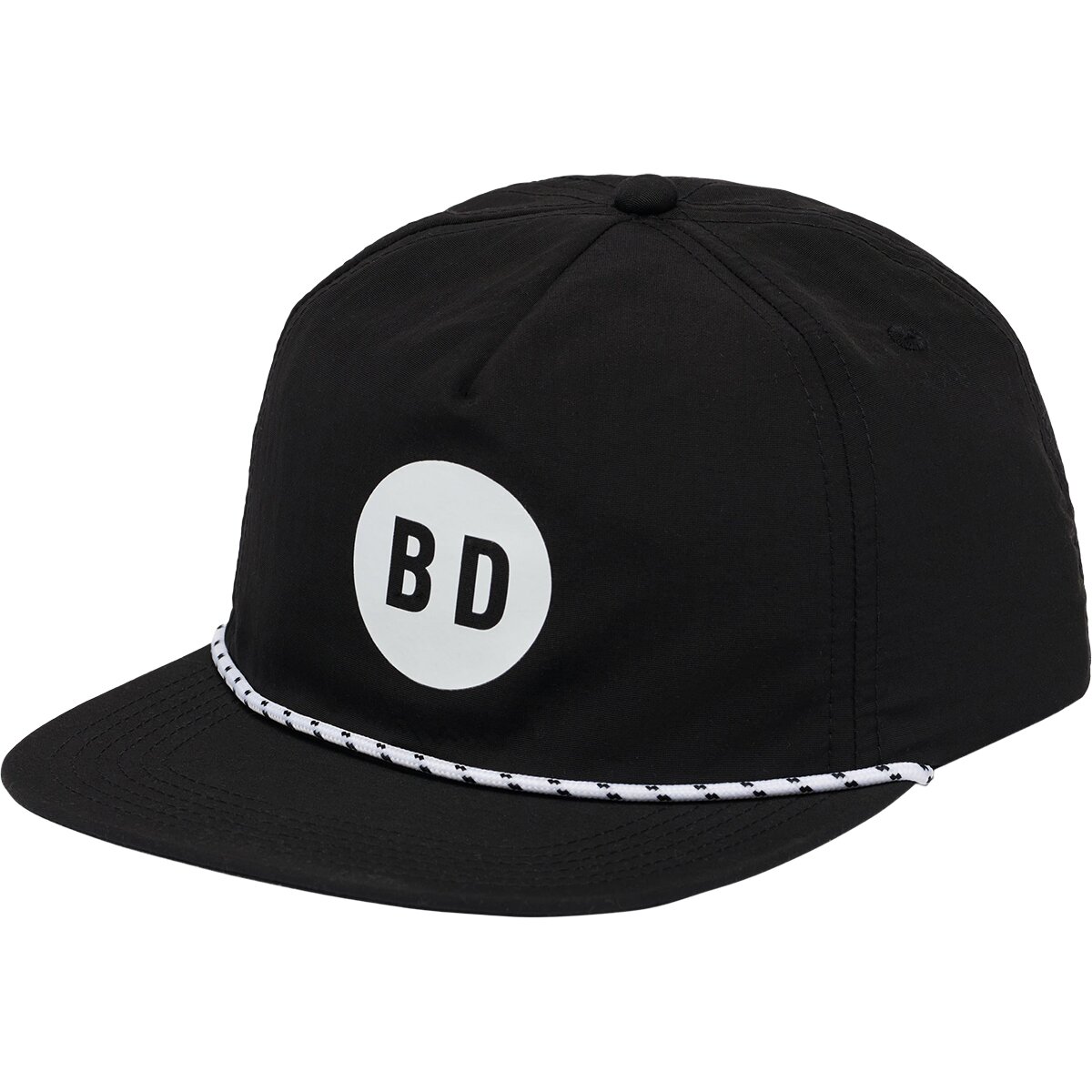Image of Black Diamond Synthetic Rope Hat Black/White BD Circle, One Size