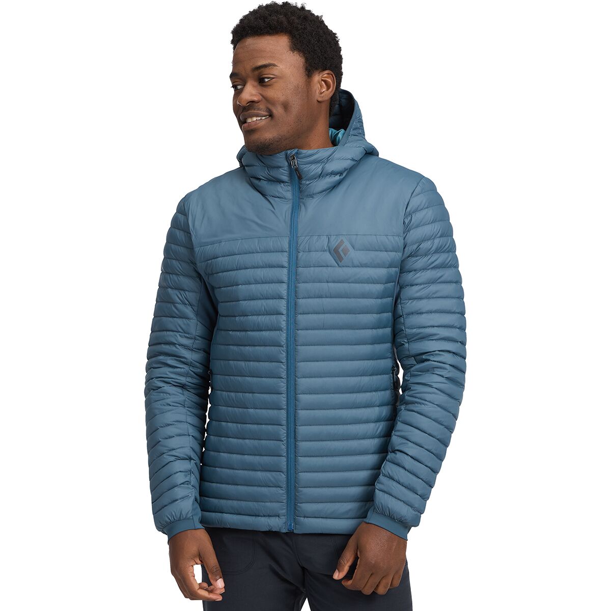 Image of Black Diamond Access Down 1.0 Hooded Jacket - Men's Midnight Blue, M