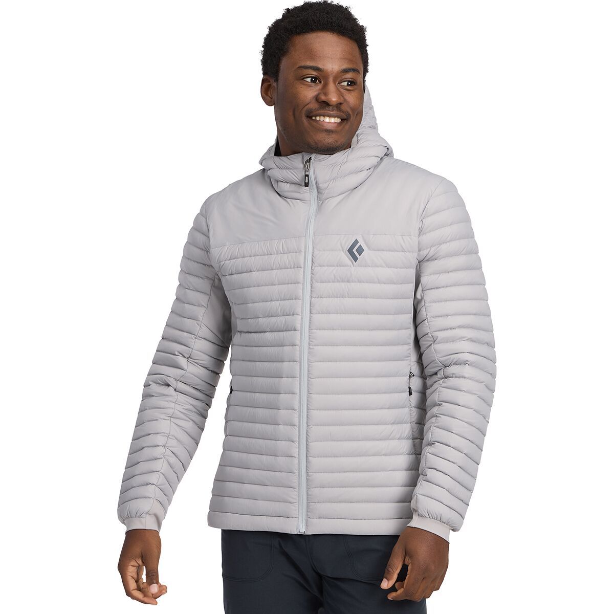 Image of Black Diamond Access Down 1.0 Hooded Jacket - Men's Pewter, XL