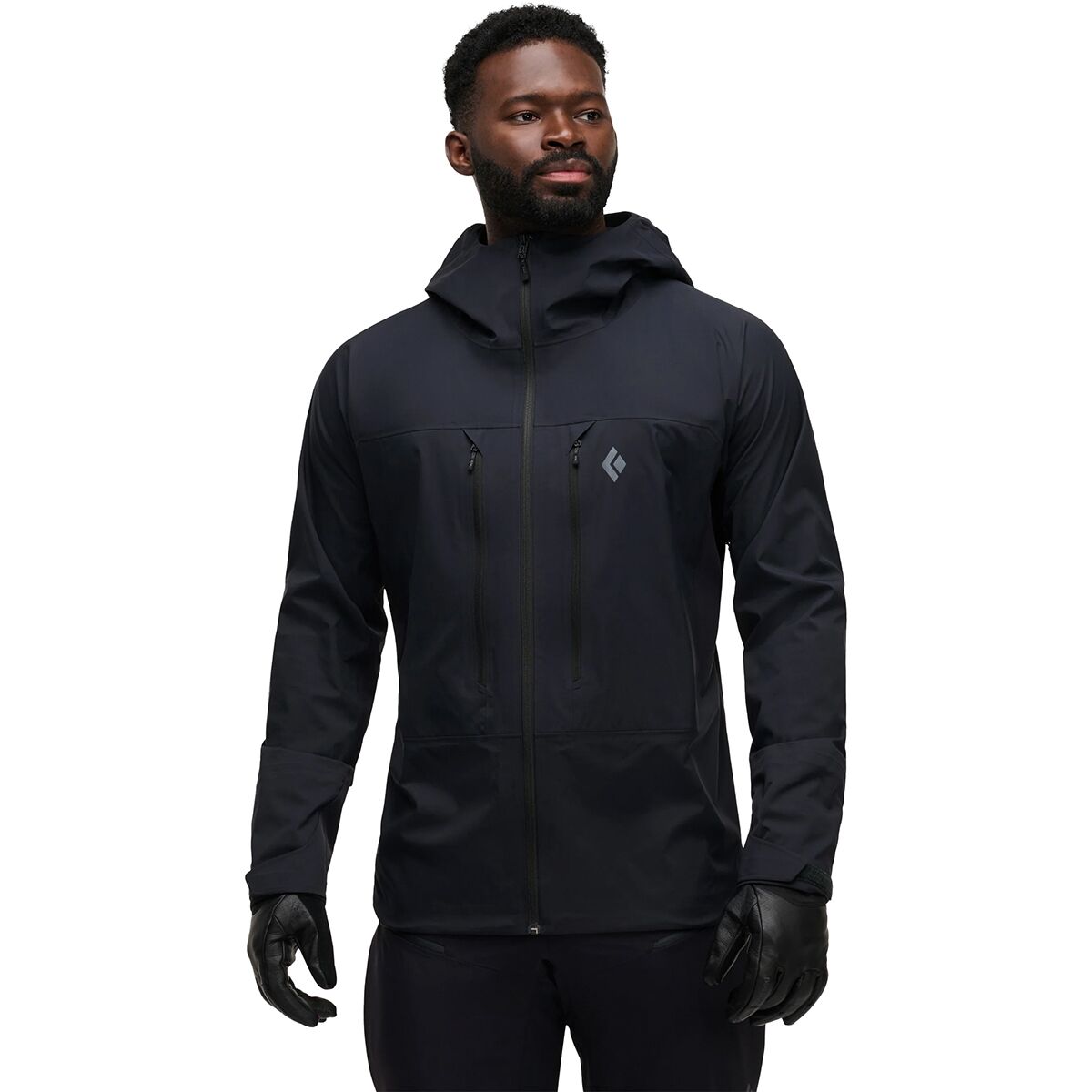 Image of Black Diamond Dawn Patrol Hybrid Shell - Men's Black, XL