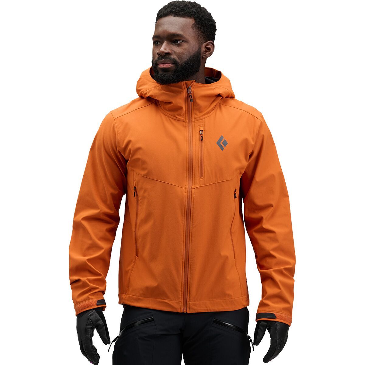 Image of Black Diamond Dawn Patrol Shell - Men's Saffron, M