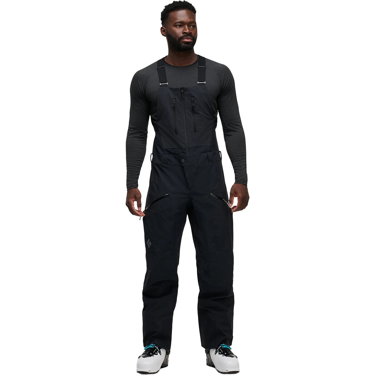 Image of Black Diamond Recon Stretch Bib Pant - Men's Black, S