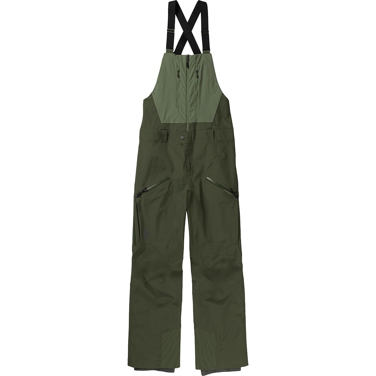 Image of Black Diamond Recon Stretch Bib Pant - Men's Tundra/Dark Moss, XL