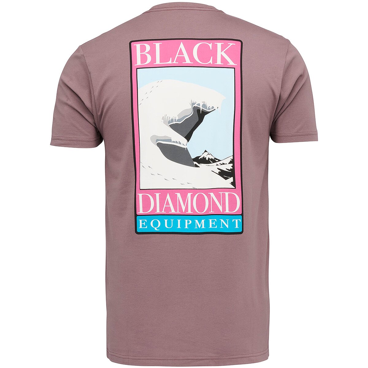 Image of Black Diamond Winter Ridge Short-Sleeve T-Shirt - Men's Dark Mauve, L