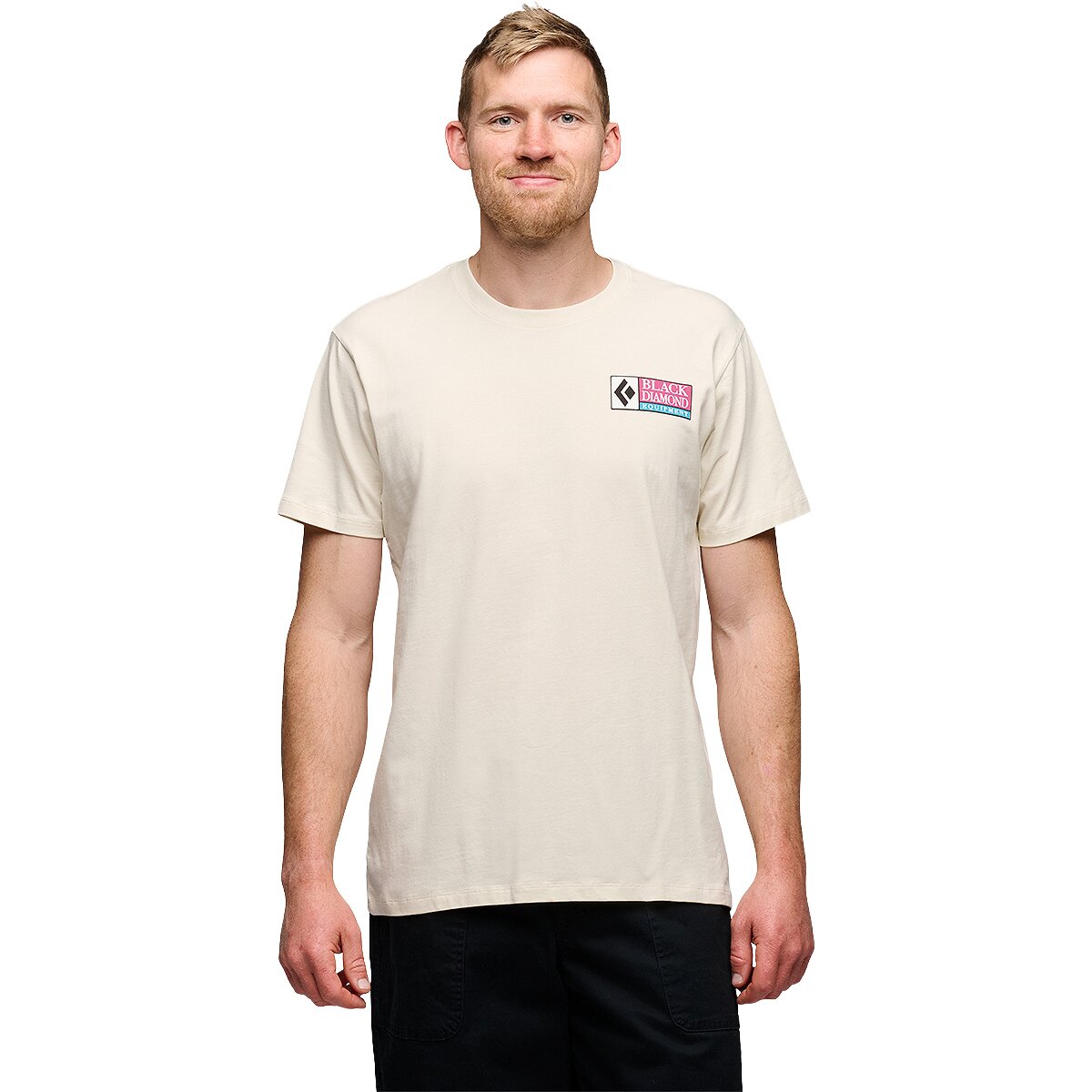 Image of Black Diamond Winter Ridge Short-Sleeve T-Shirt - Men's Off White, S