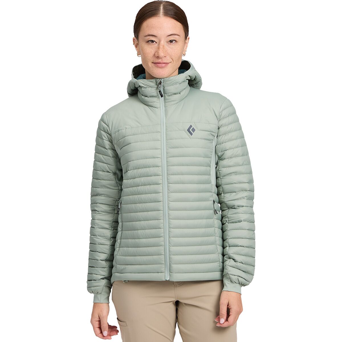 Image of Black Diamond Access Down 1.0 Hoodie - Women's Agave, M