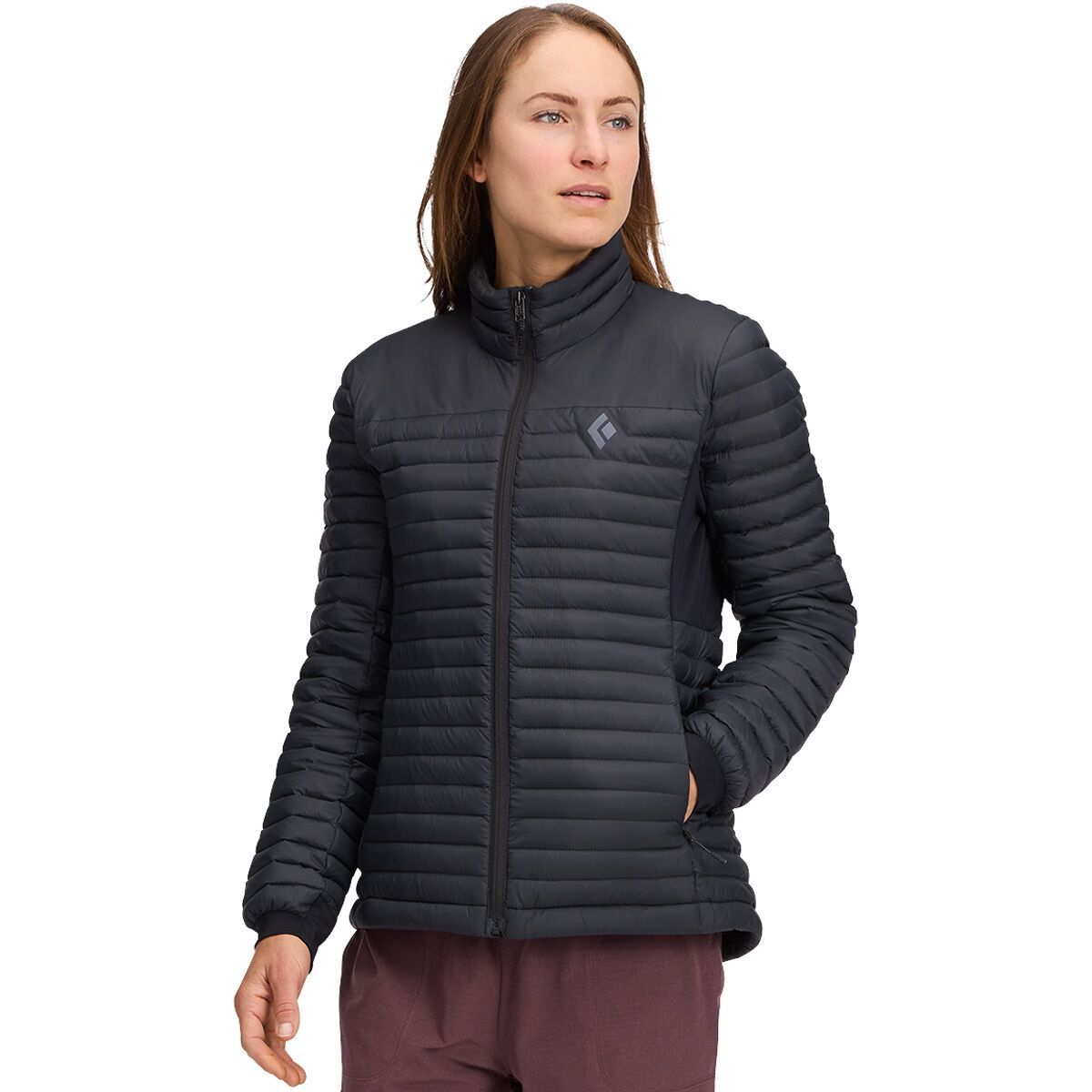 Image of Black Diamond Access Down 1.0 Hoodie - Women's Black, L