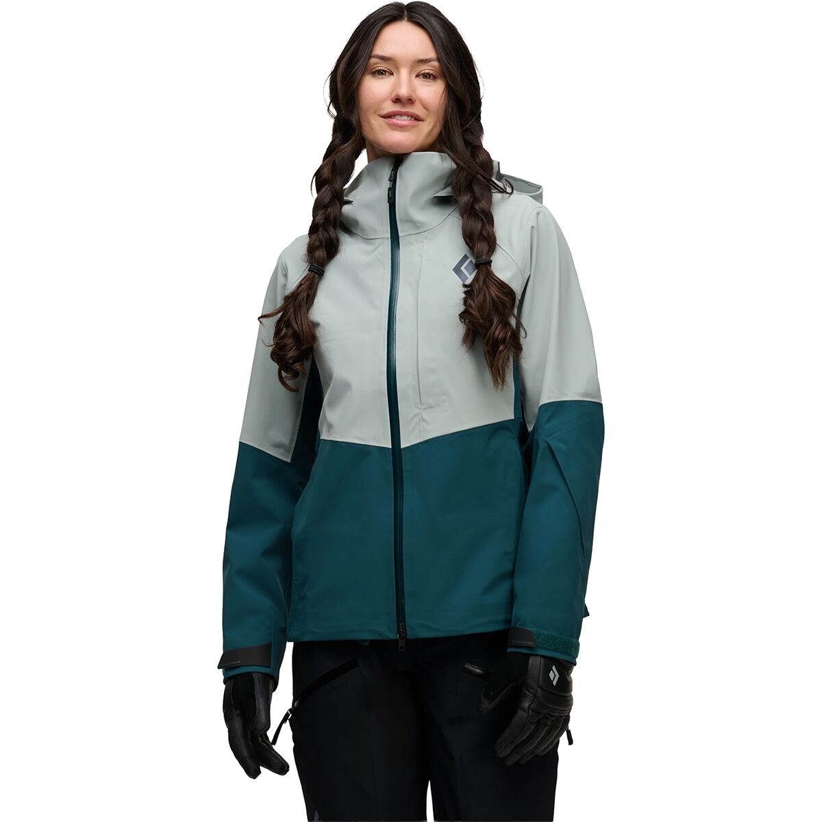 Image of Black Diamond Recon Stretch Ski Shell - Women's Agave/Deep Woods, S