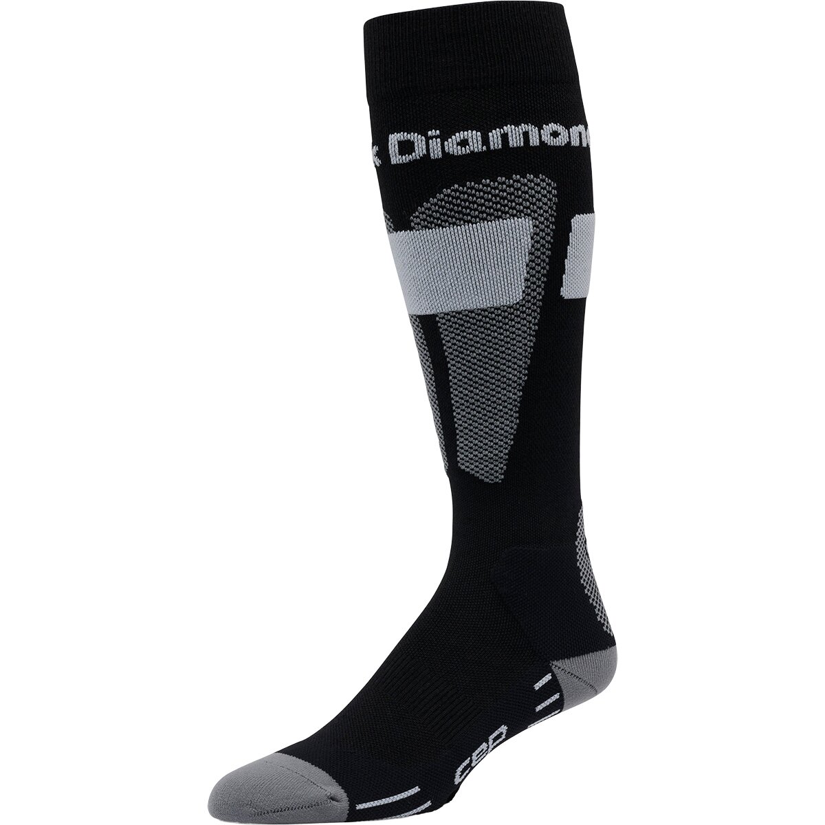 Image of Black Diamond Merino Compression Ski Sock Black, M