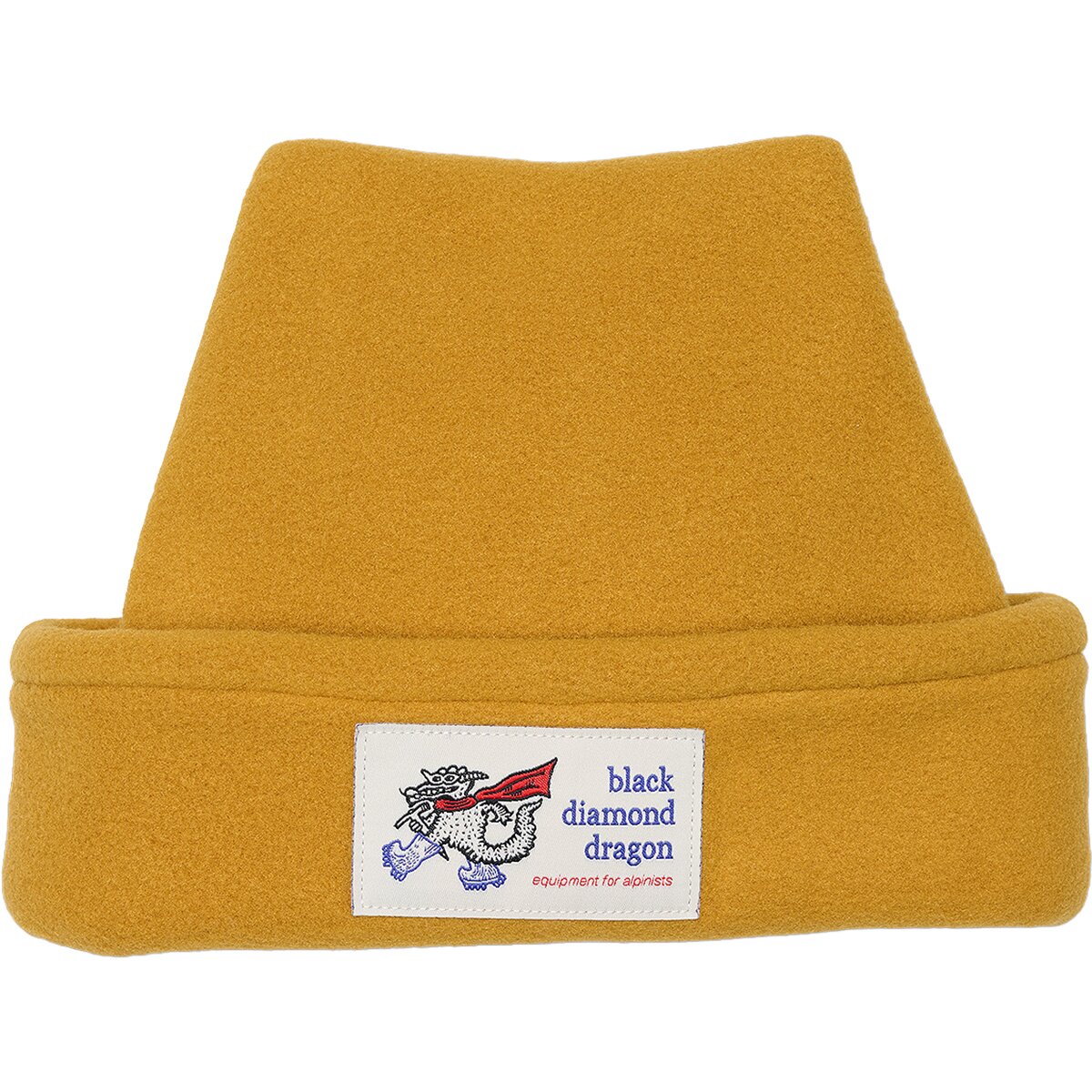 Image of Black Diamond Pointed Fleece Beanie Amber, One Size