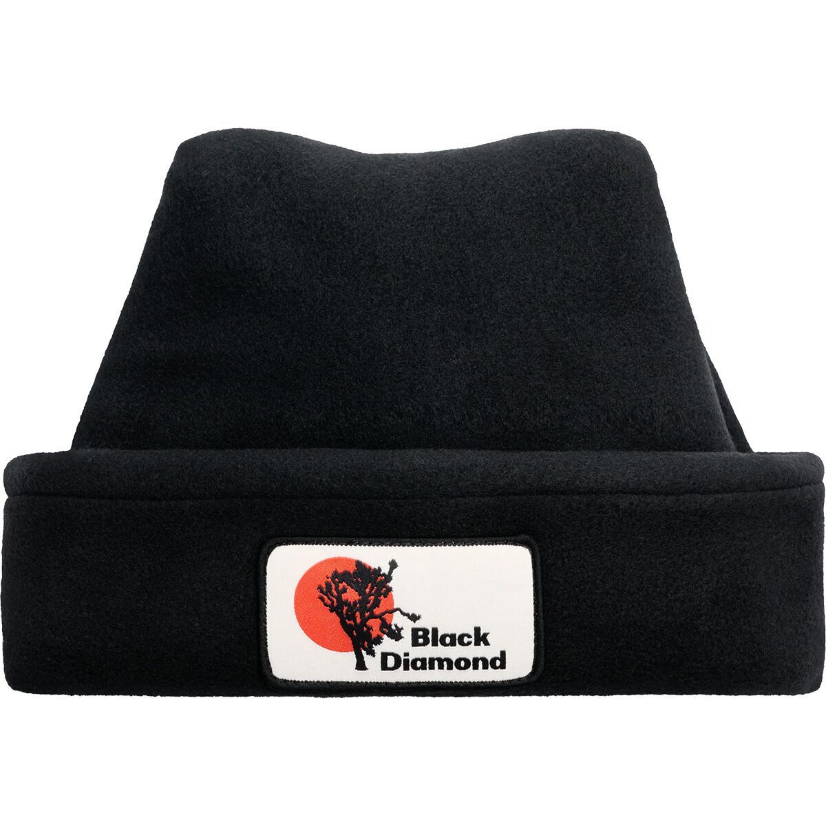 Image of Black Diamond Pointed Fleece Beanie Black, One Size