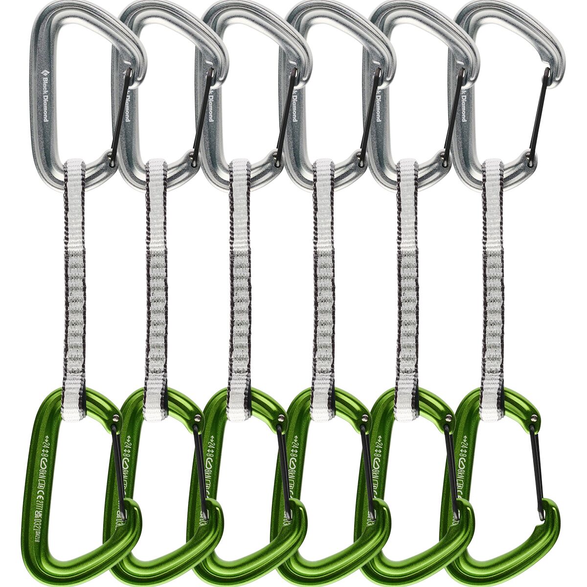 Image of Black Diamond Litewire Quickpack Envy Green, 12cm