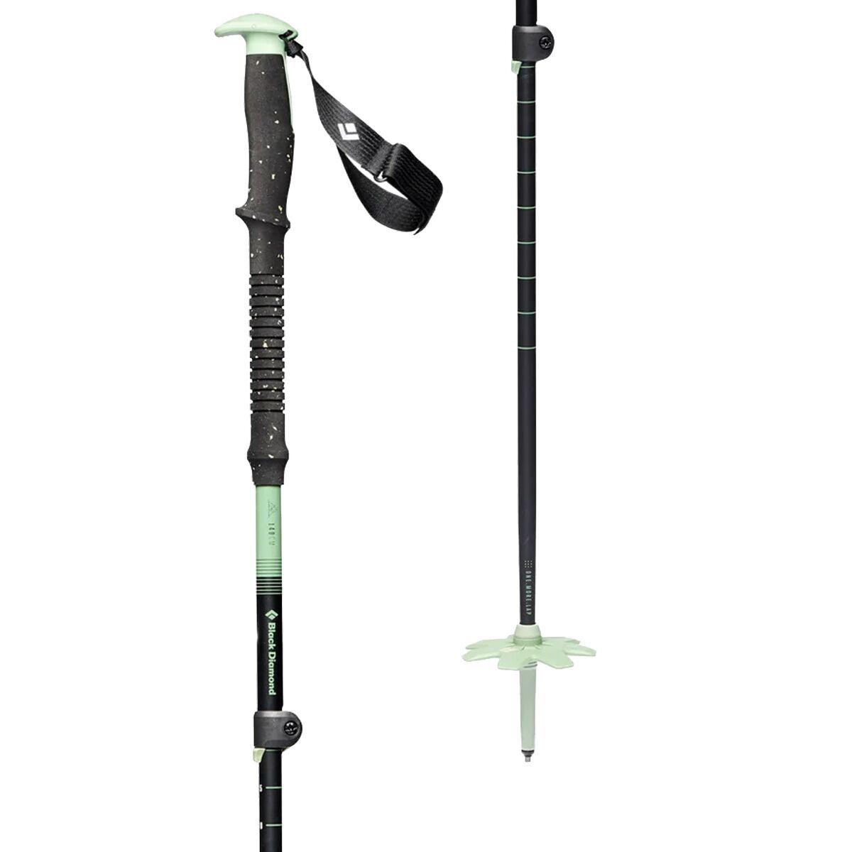 Image of Black Diamond Expedition 3P Ski Poles Desert Sage, 140cm