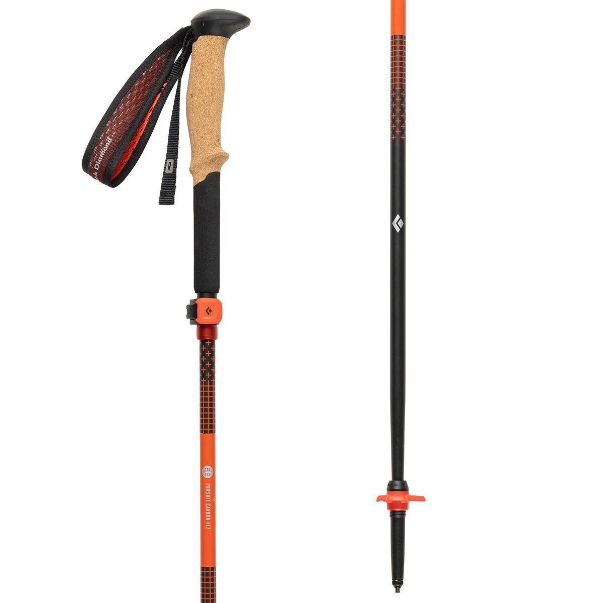 Image of Black Diamond Pursuit Carbon FLZ Trekking Poles Octane, 135cm