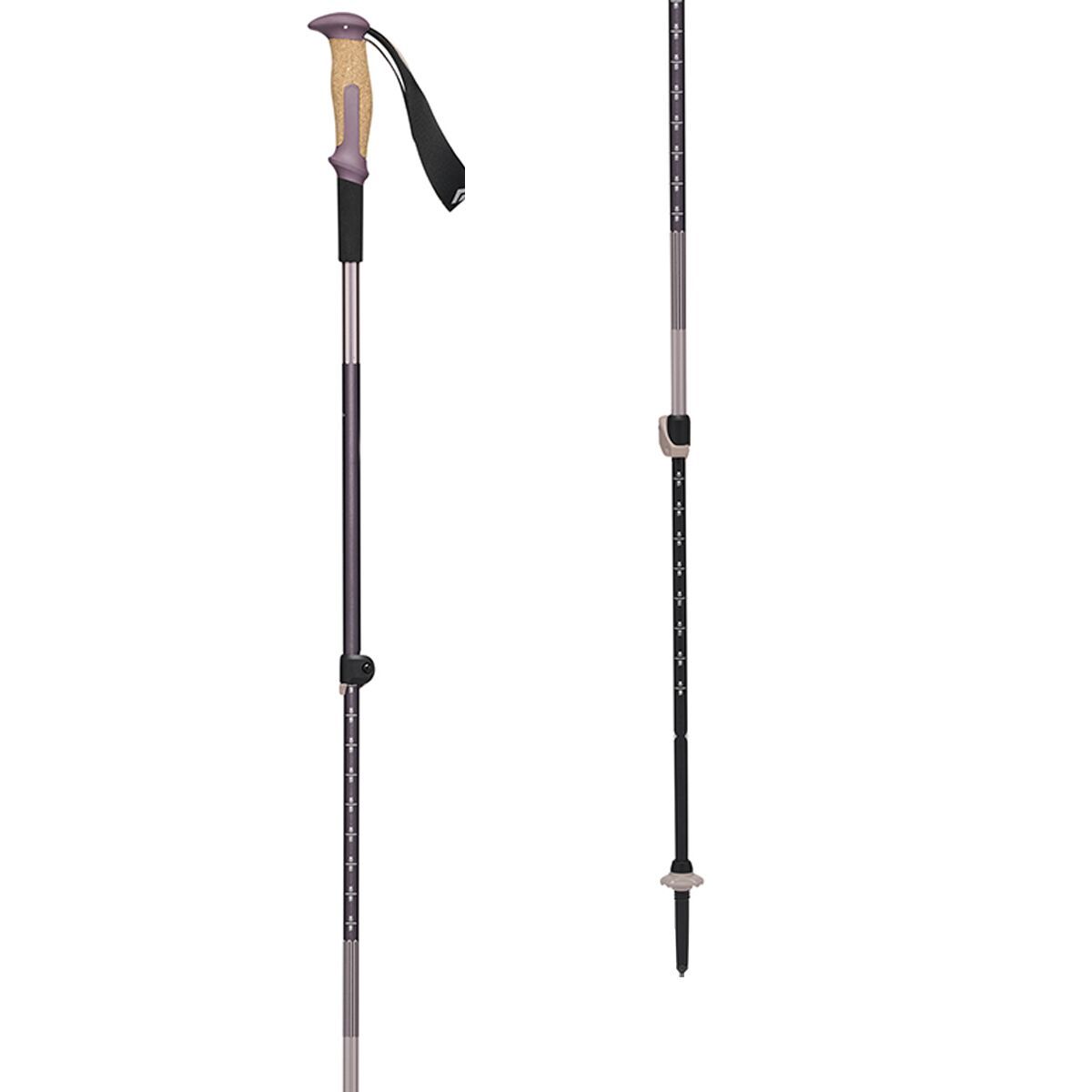 Black Diamond Trail Vista Shock Trekking Poles Dark Mauve, One Size