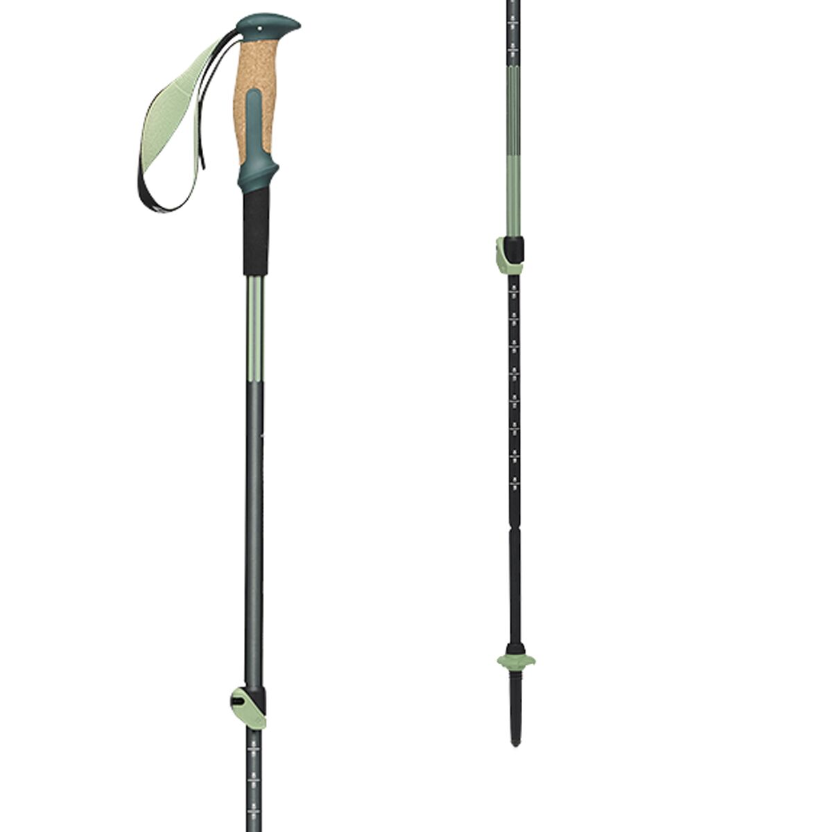 Black Diamond Black Diamond Trail Vista Shock Trekking Poles Deep Woods, One Size