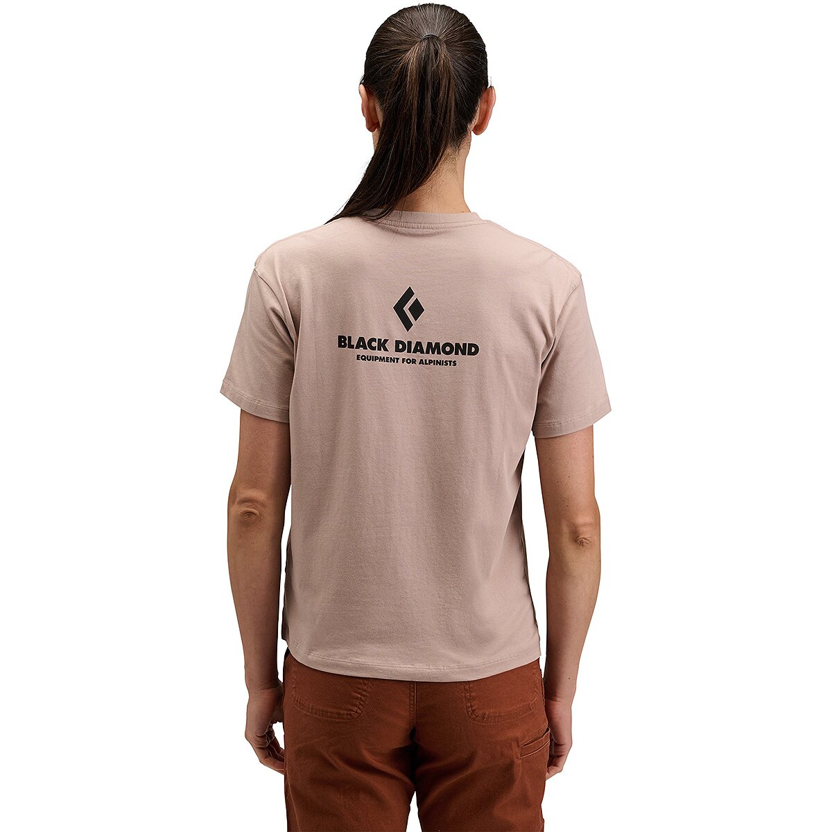 Image of Black Diamond Equipment For Alpinist Short-Sleeve T-Shirt - Women's Pale Mauve, M