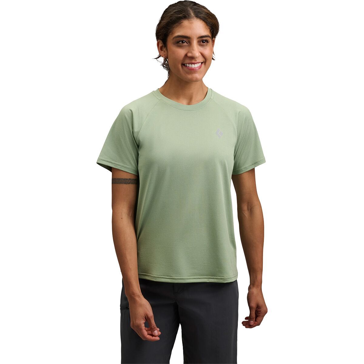 Image of Black Diamond W Lightwire Ss Tee Desert Sage, XL