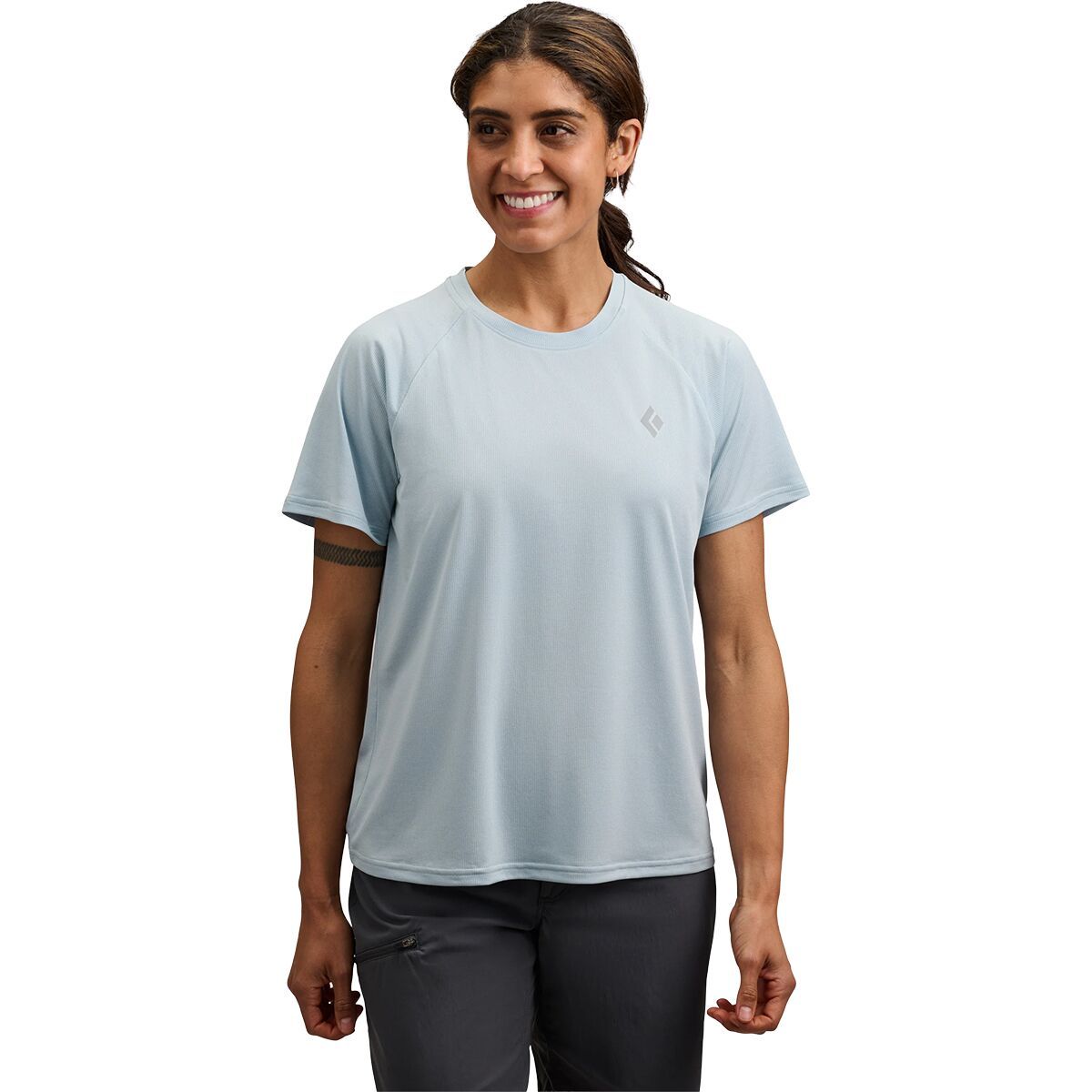 Image of Black Diamond W Lightwire Ss Tee Fog Blue, M