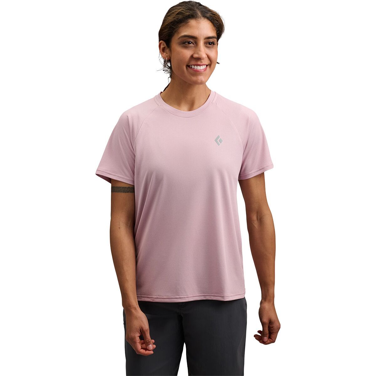 Image of Black Diamond W Lightwire Ss Tee Meadow Rose, XS