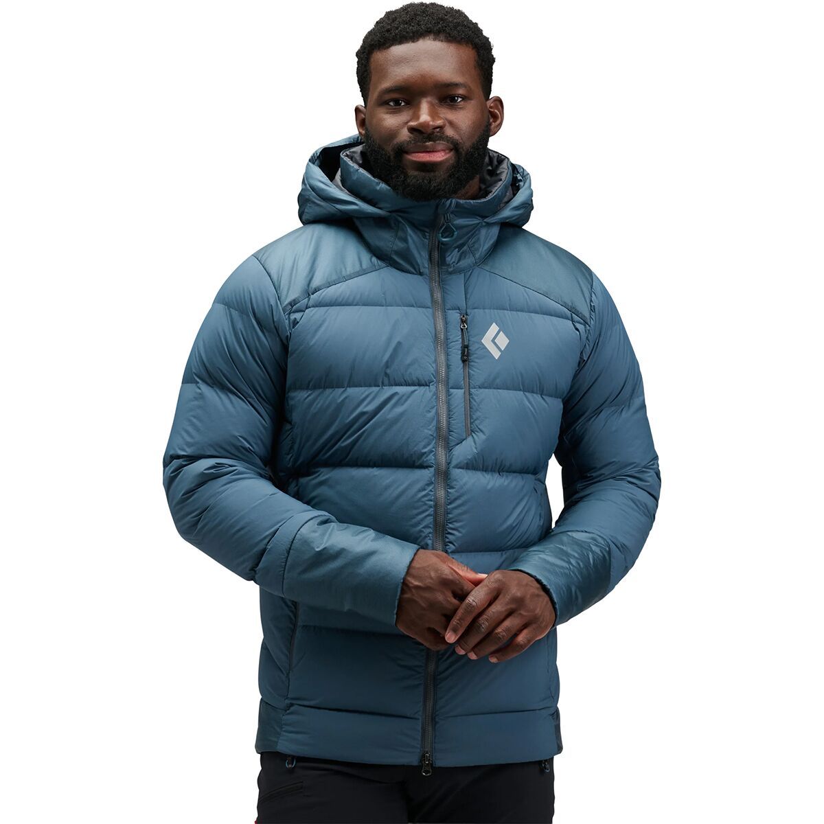 Image of Black Diamond Mission Down 3000 Hooded Jacket - Men's Midnight Blue, S