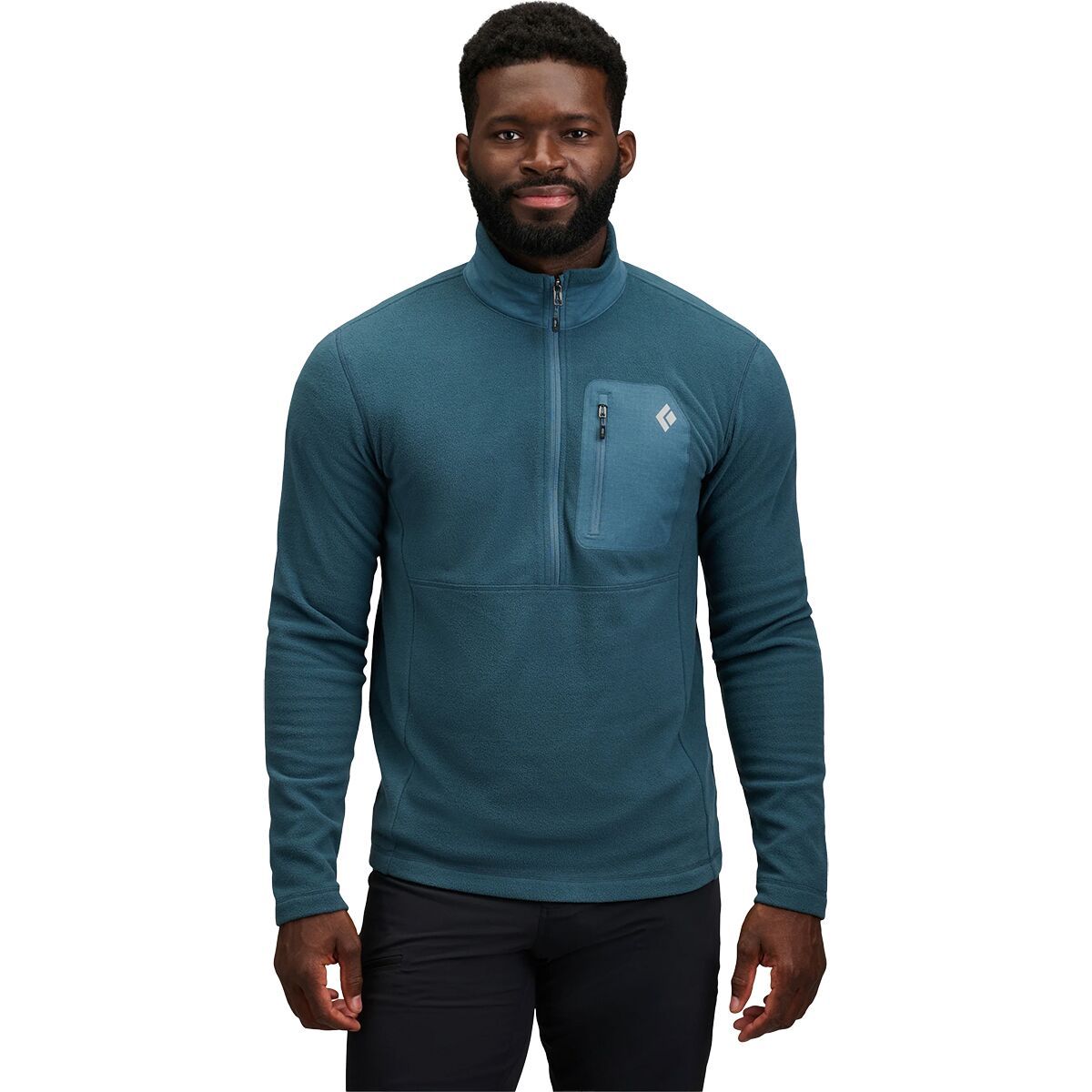 Image of Black Diamond Rift 1/2-Zip Fleece Jacket - Men's Midnight Blue/Midnight Blue, S