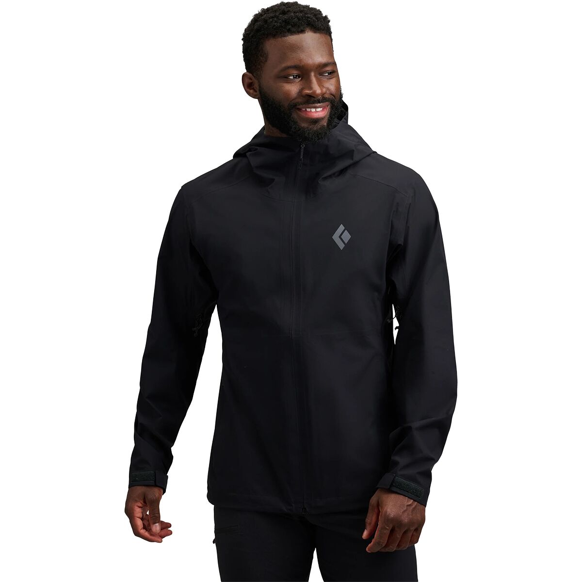 Image of Black Diamond Strataline Stretch Shell Jacket - Men's Black, L