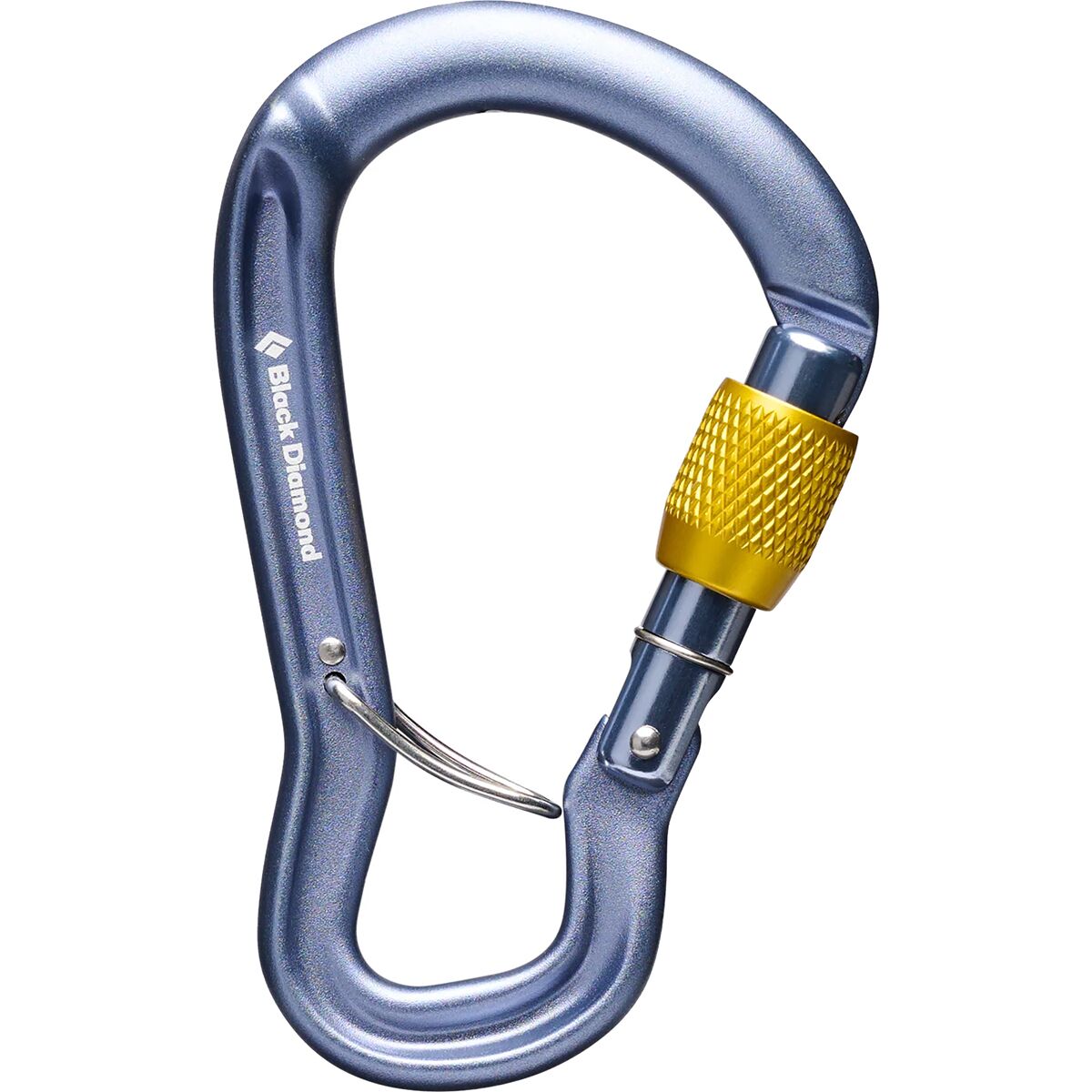 Image of Black Diamond Gridlock Carabiner - Screwgate Gray, One Size
