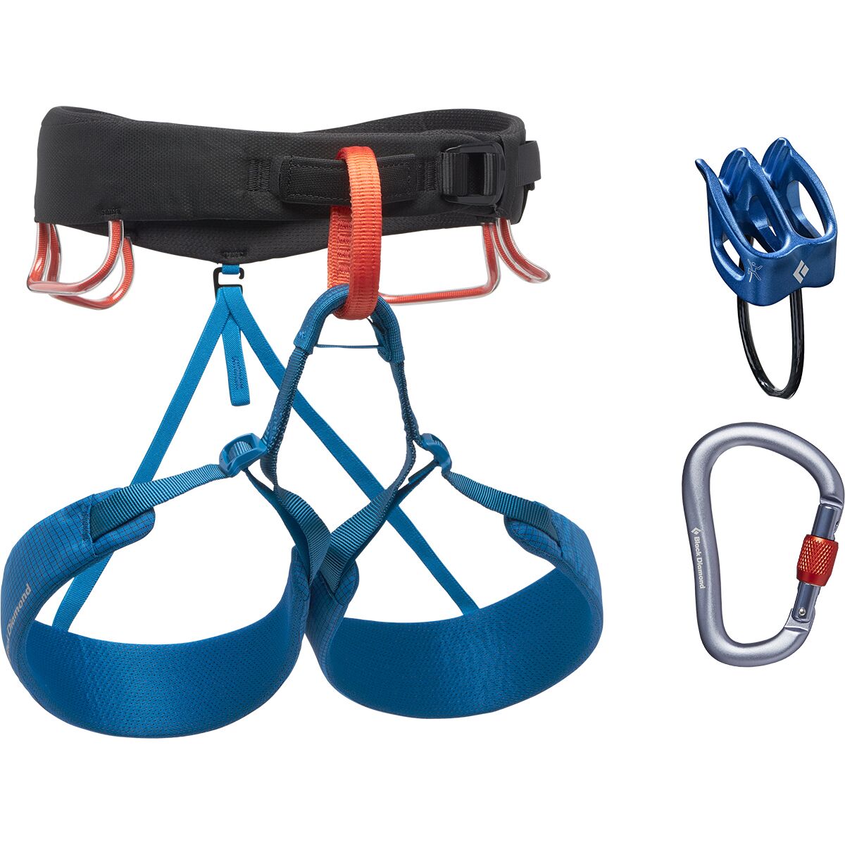 Image of Black Diamond Momentum Harness Package - Men's Kingfisher, L