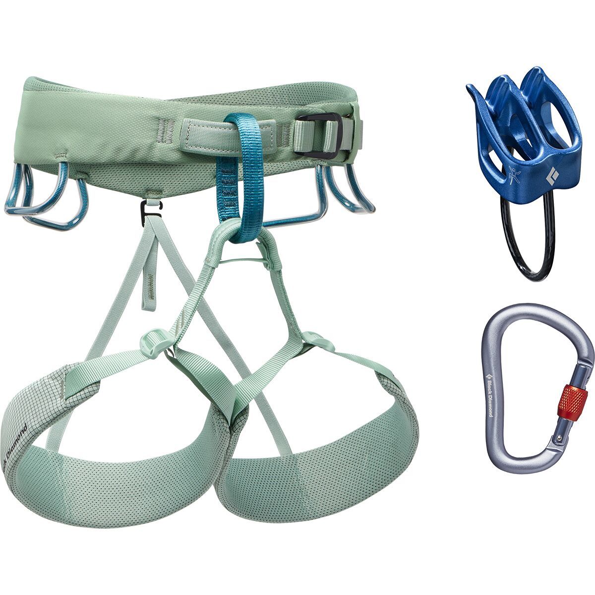 Image of Black Diamond Momentum Harness Package - Women's Desert Sage, XL
