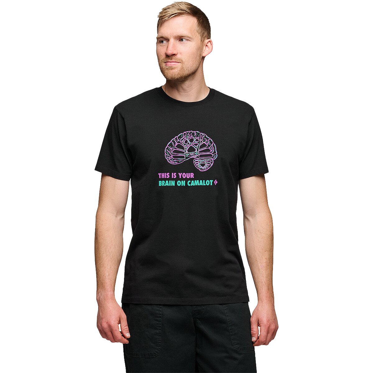 Black Diamond Black Diamond Brain On Camalot Short-Sleeve T-Shirt - Men's Black, XL