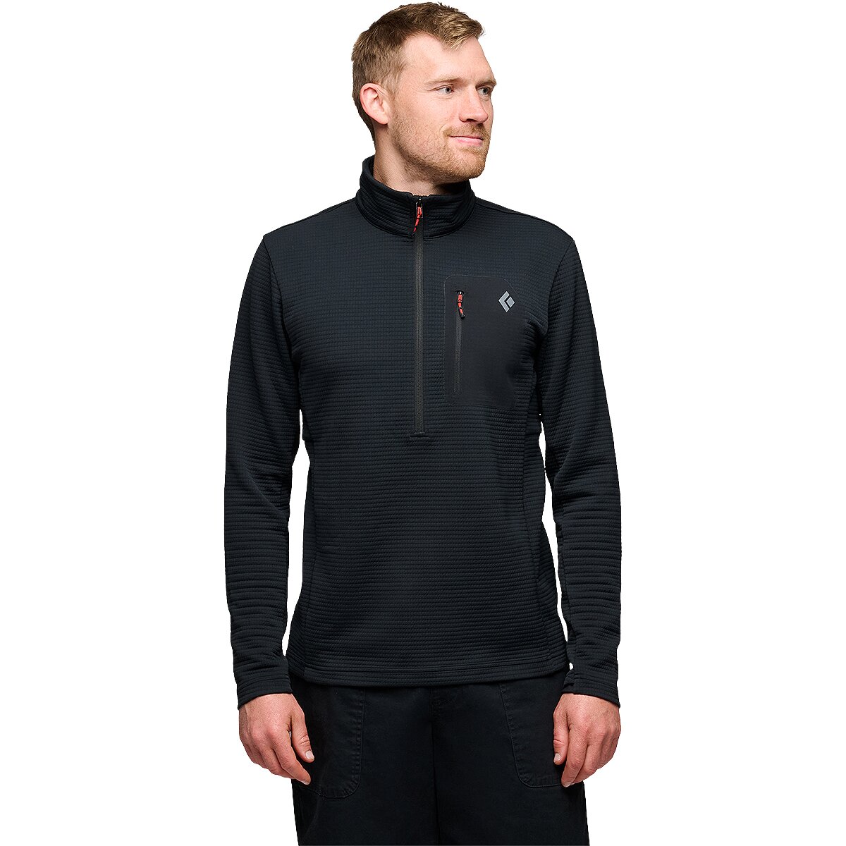 Image of Black Diamond Diverge 1/2-Zip Jacket - Men's Black, M