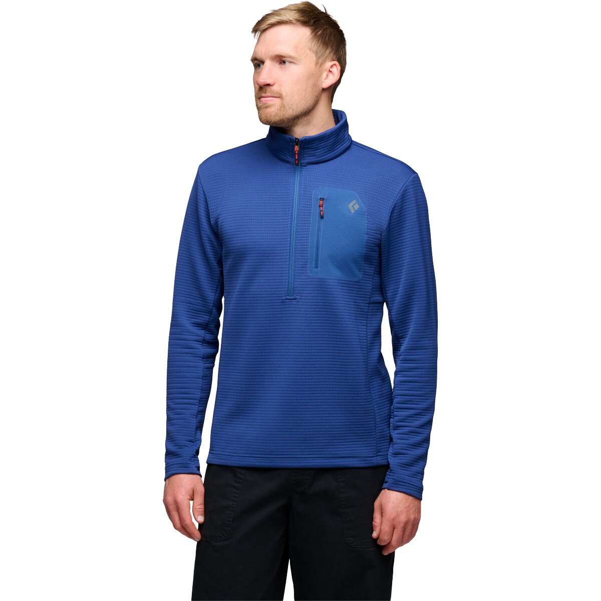 Image of Black Diamond Diverge 1/2-Zip Jacket - Men's Twilight Blue, XL