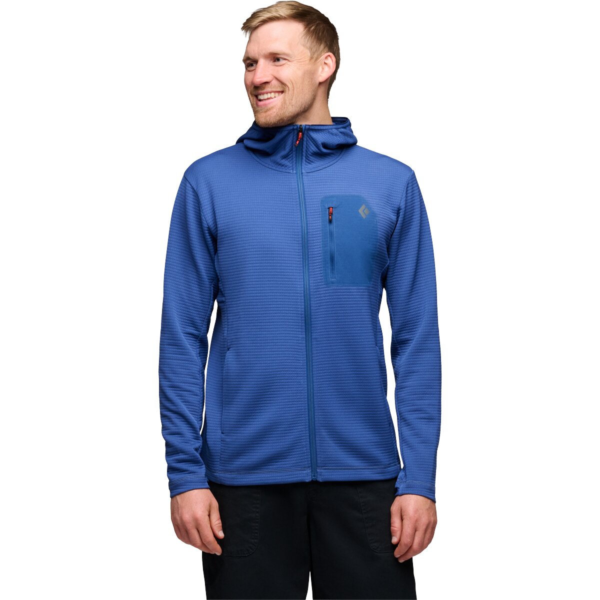 Image of Black Diamond Diverge Full-Zip Hoodie - Men's Twilight Blue, XL