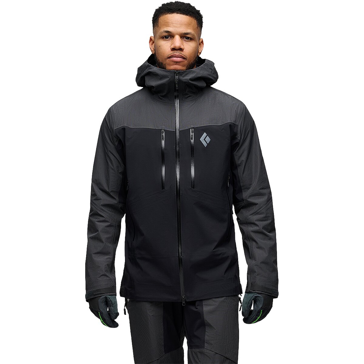 Image of Black Diamond Mission Alpine Shell - Men's Black, XL