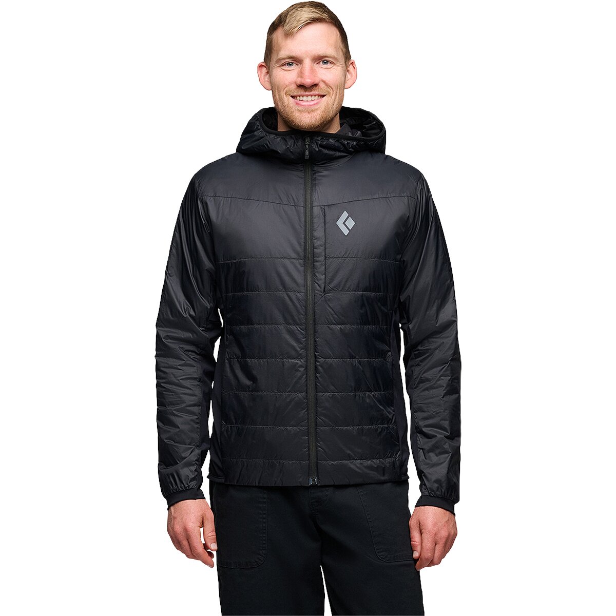 Image of Black Diamond Solution 1.0 Hoodie - Men's Black, XL