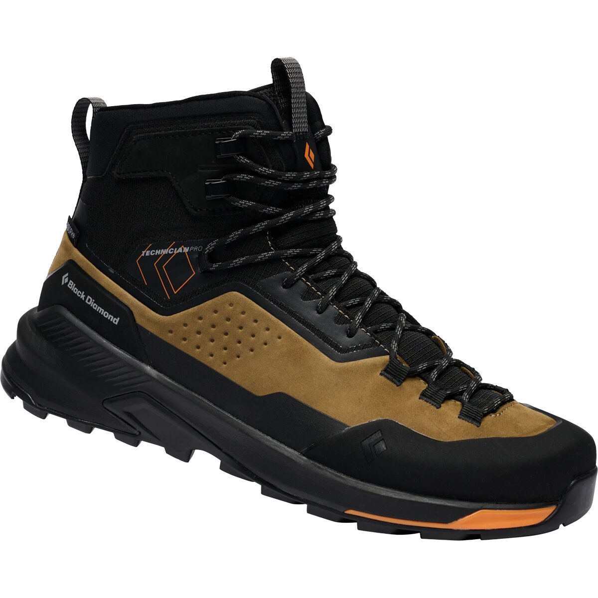 Image of Black Diamond Technician Pro Mid Waterproof Approach Shoe - Men's Olive, 11.0
