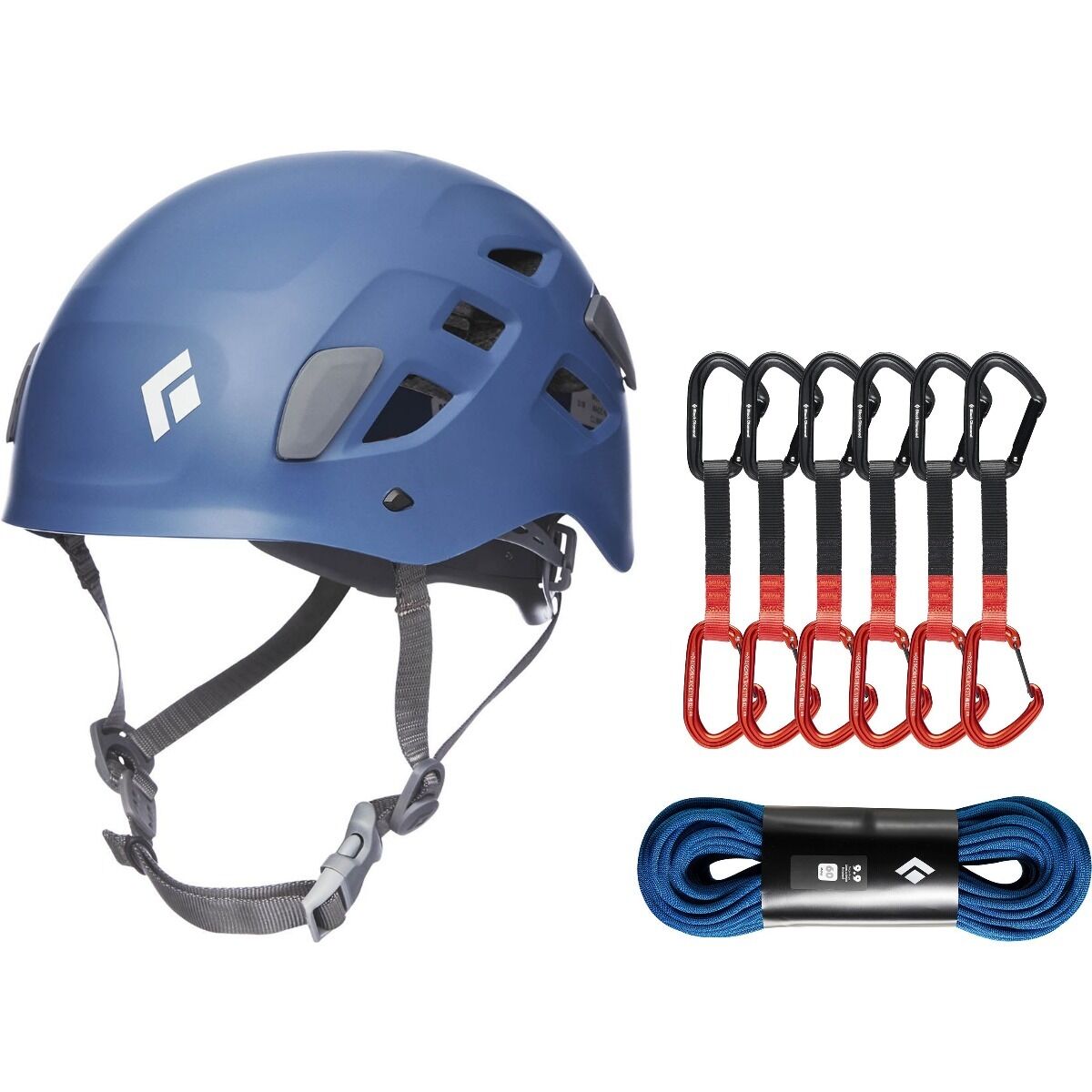 Image of Black Diamond Sport Climbing Starter Package Octane, Dual Blue, Denim, 12cm, 70m, S/M