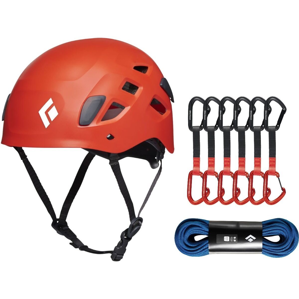 Image of Black Diamond Sport Climbing Starter Package Octane, Dual Blue, Octane, 12cm, 70m, M/L