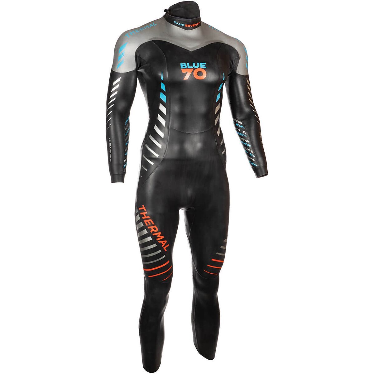 Image of Blueseventy Thermal Reaction Full Triathlon Swimming Wetsuit - Men's Black, M