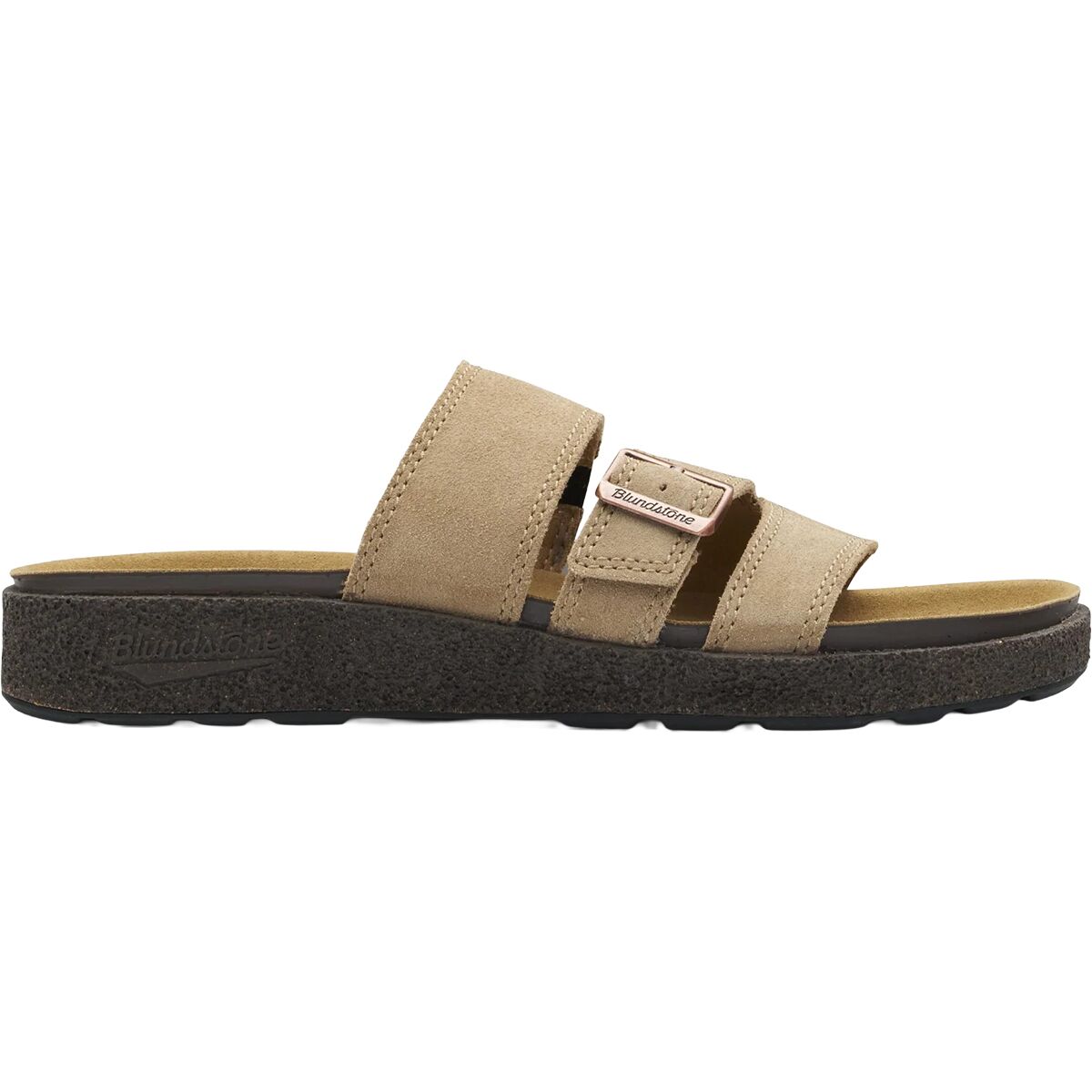 Image of Blundstone Aerocork Sandal Sand Suede, Mens 12.0