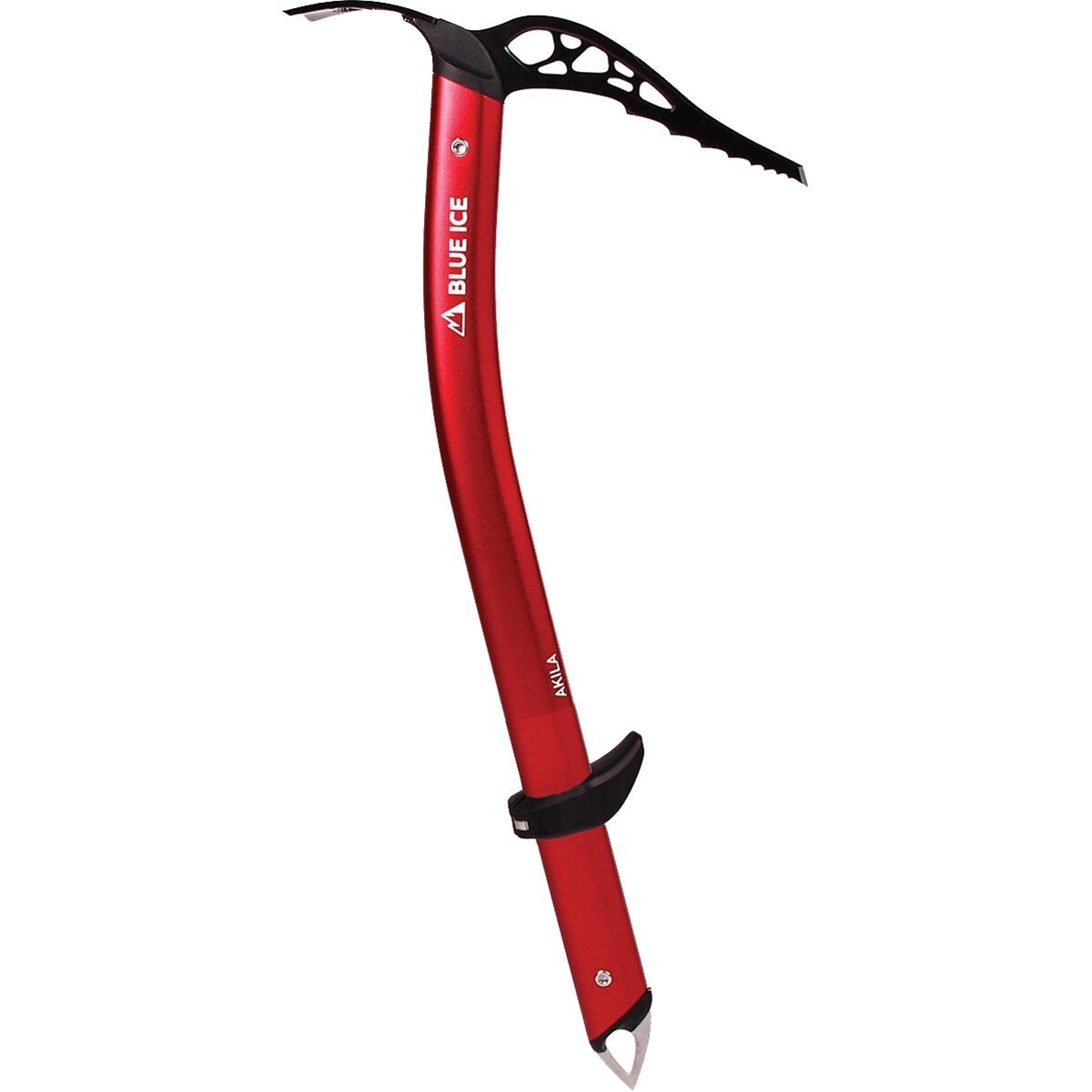 Image of Blue Ice Akila Ice Axe + Adze Ski Patrol Red, 49cm