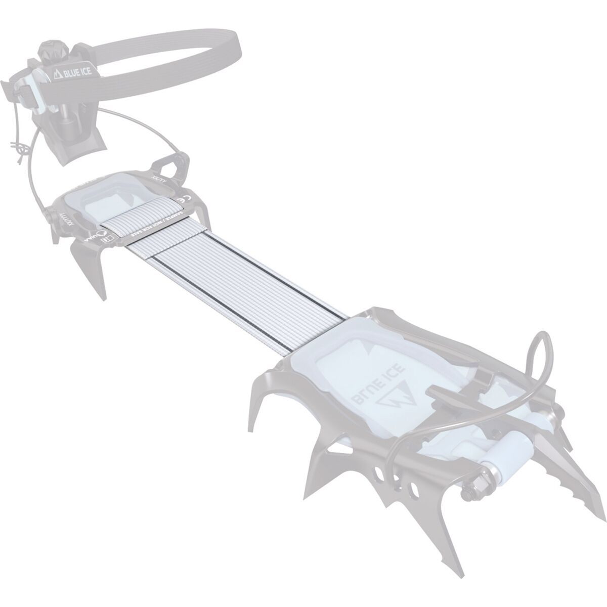 Blue Ice Harfang Short Center Strap White, One Size