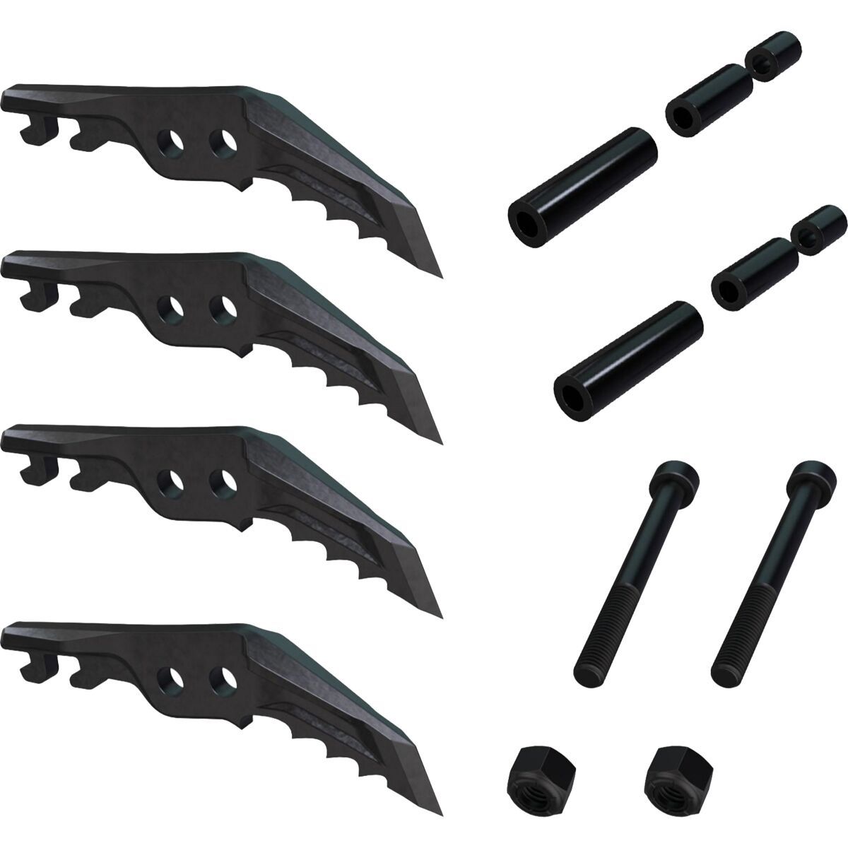 Blue Ice Harfang Tech Front Point Black, One Size