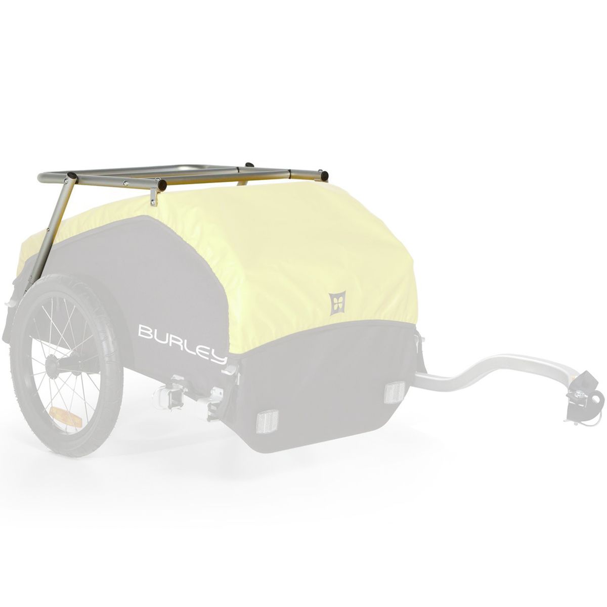 Image of Burley Nomad Bike Trailer Cargo Rack Aluminum, One Size