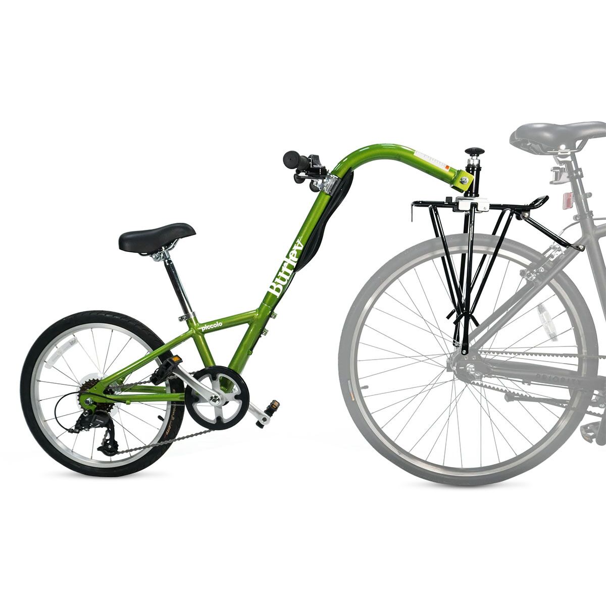 Burley Burley Piccolo 7-Speed Trailercycle Green/White, One Size