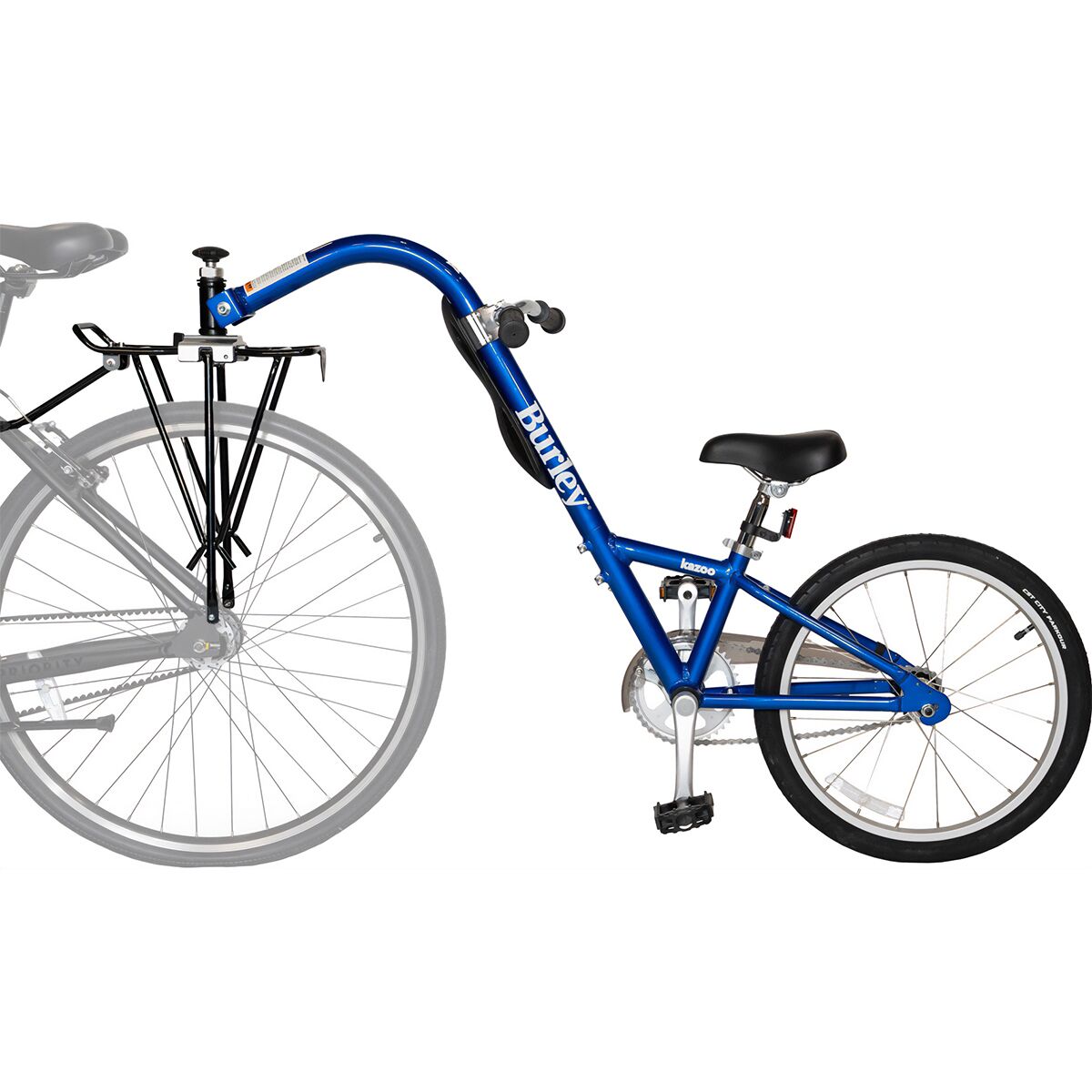 Burley Burley Kazoo Single-Speed Trailercycle Blue/White2, One Size