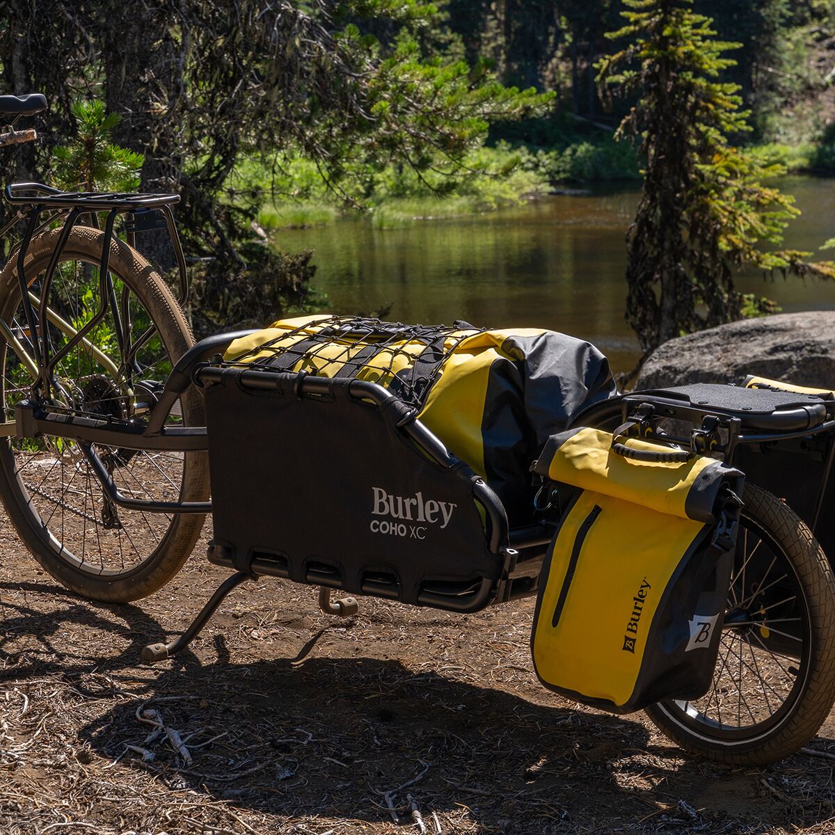 Burley Coho XC Cargo Bike Trailer - Bike