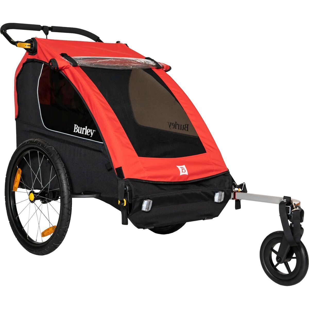 Image of Burley Honey Bee Bike Trailer Red/Black/White, One Size