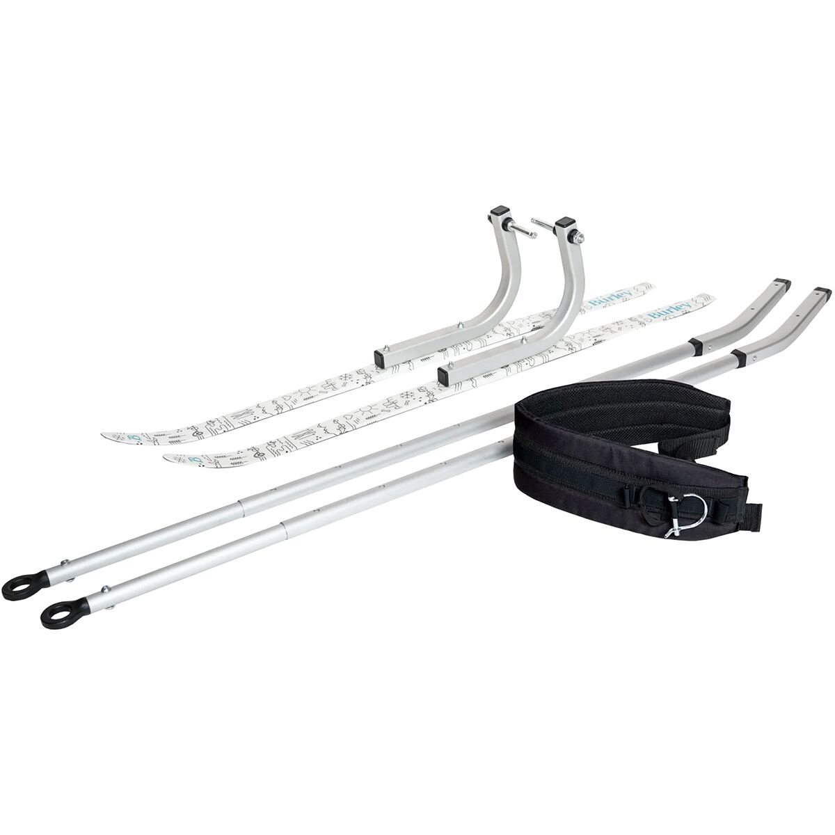 Burley Burley Ski Kit Arctic White/Cascade Teal/Black, One Size